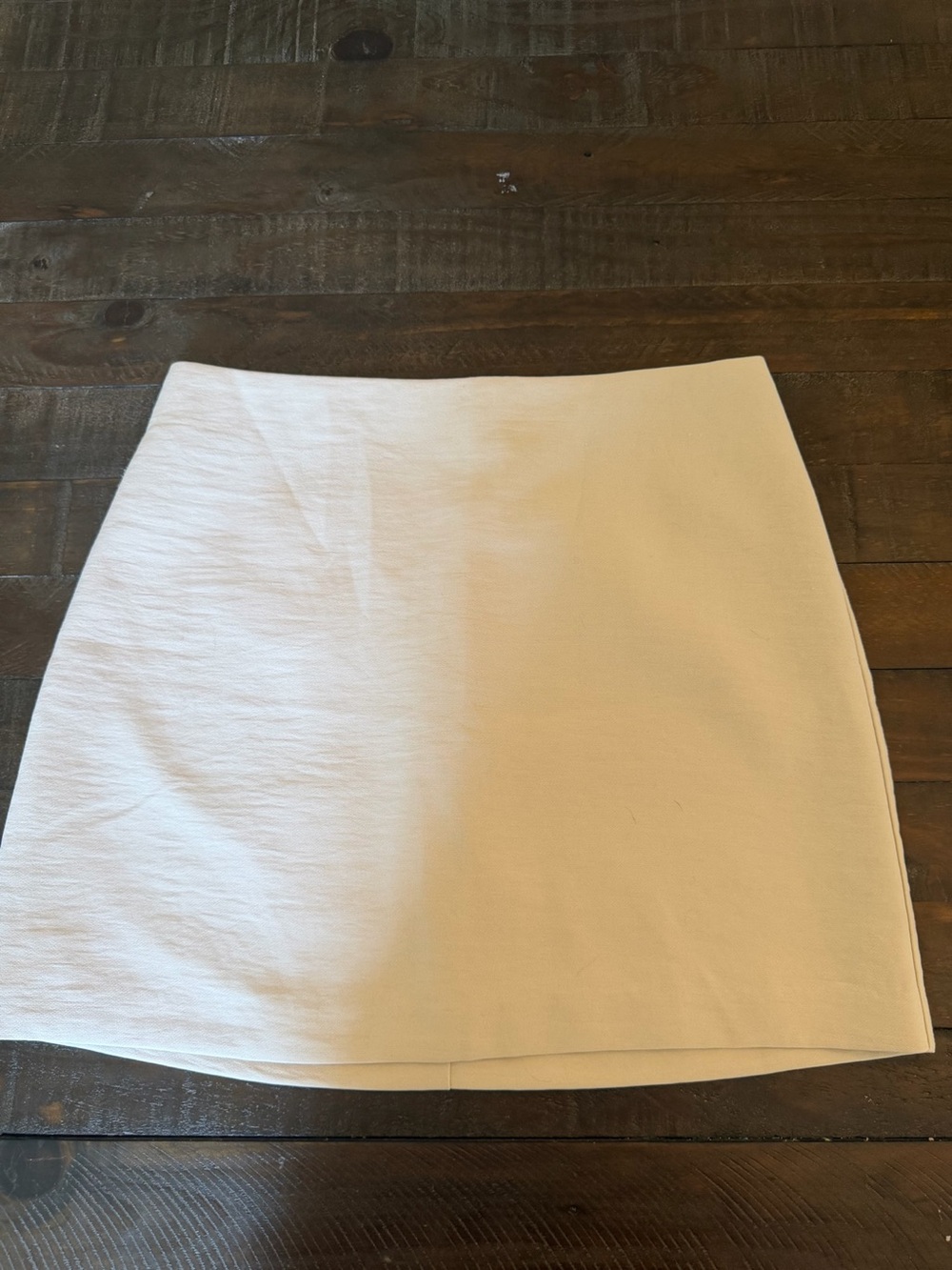 Cream Mini Skirt